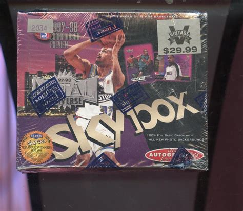 1997-98 skybox metal universe basketball boxes|metal universe basketball boxes.